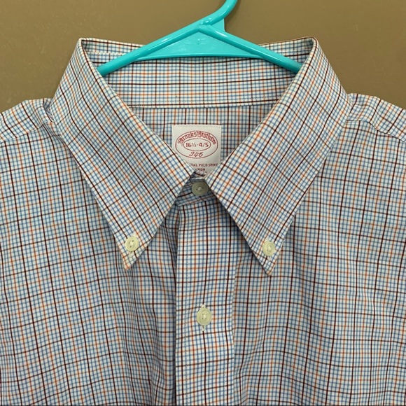 Brooks Brothers Men’s The Original Polo Shirt Long Sleeve Button Down Shirt 16.5 - Picture 2 of 5